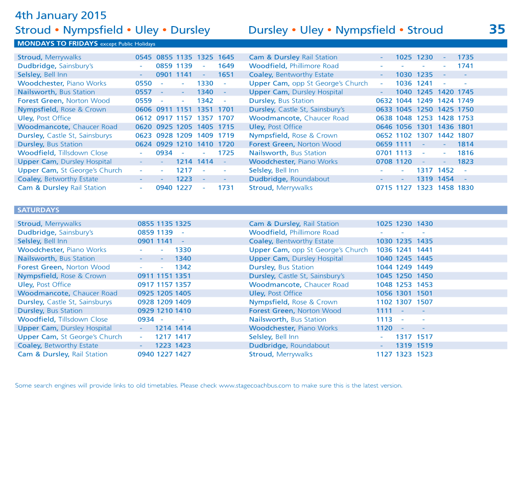 Gloucester (DL) 16/12/2015 11:35 Page 1 Page 11:35 16/12/2015 (DL) Gloucester - DL.Qxp 10 4Pp 35 D9939