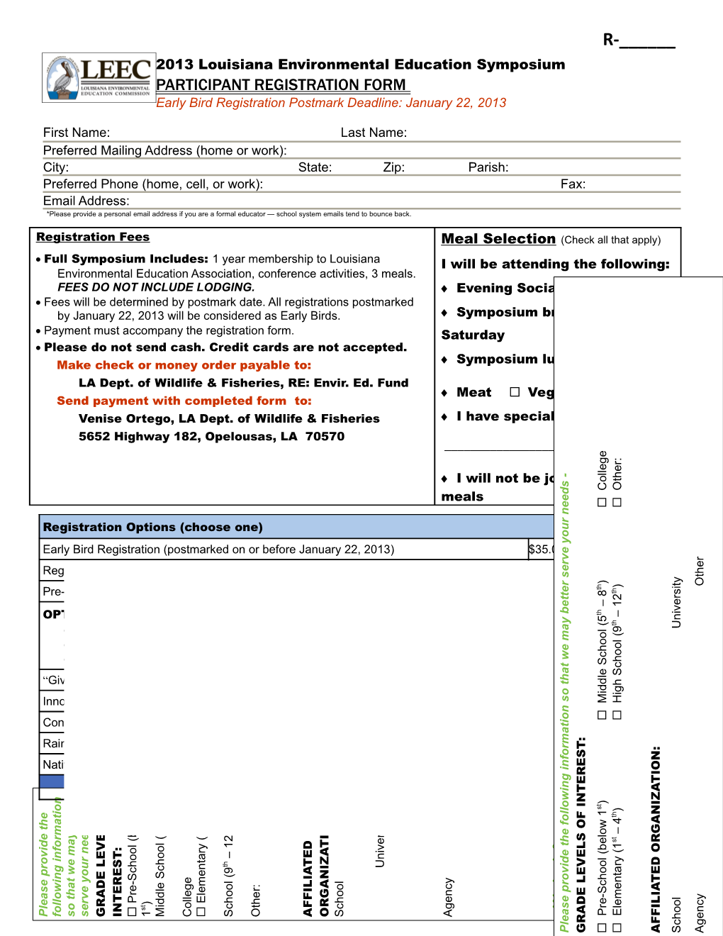 Participant Registration Form s2