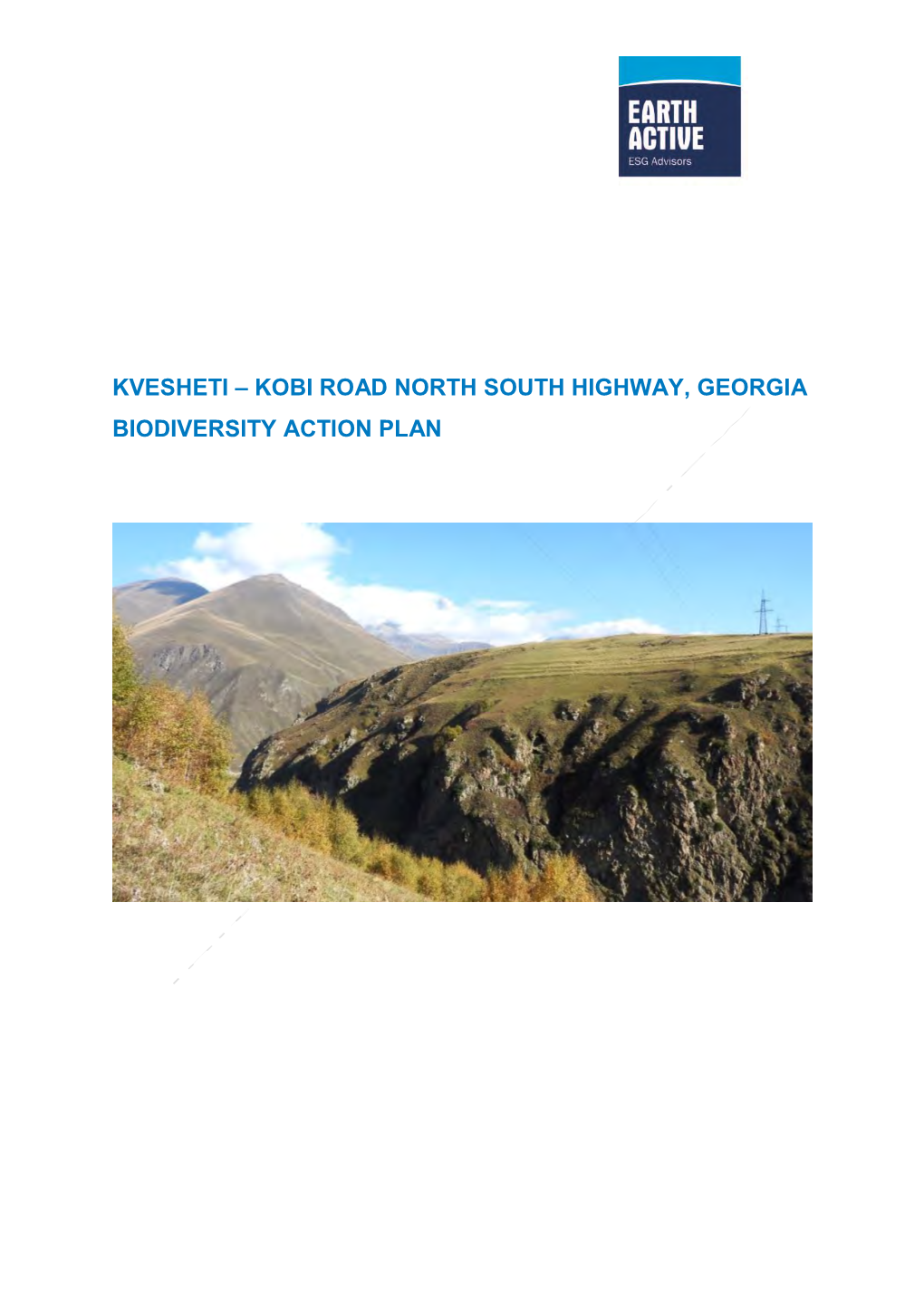 Kvesheti-Kobi Road Development