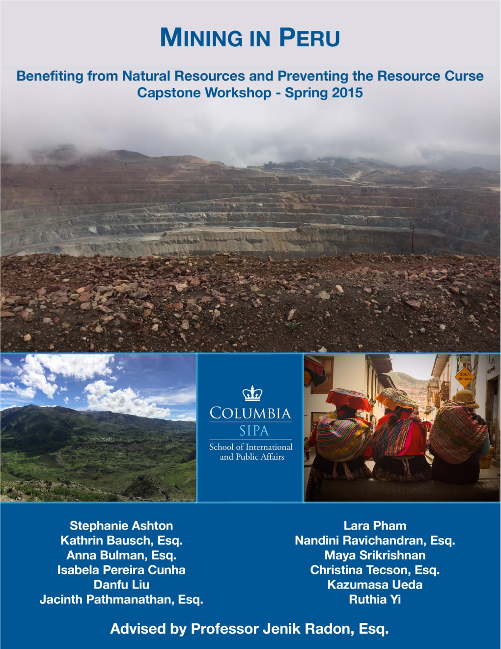 Mining in Peru Spring 2015 Page