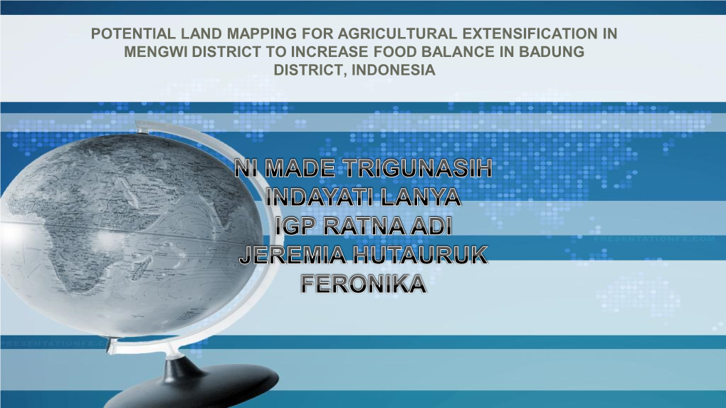 Aplikasi Remote Sensing Dan Gis Dalam Menyusun