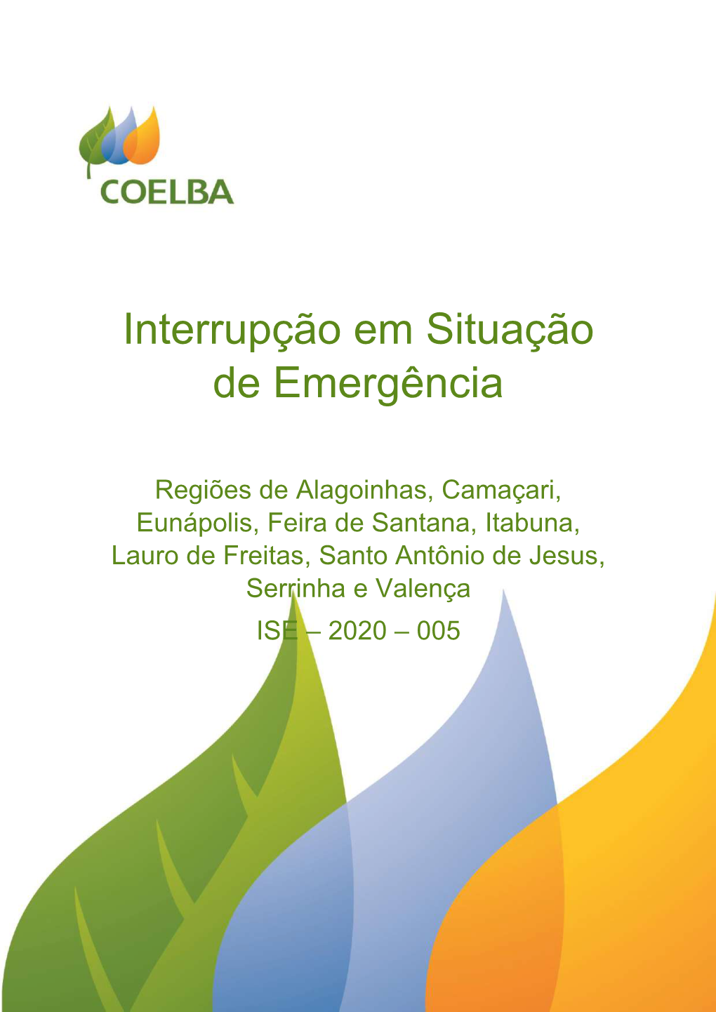 Relatório De Interrupção Em Situação De Emergência