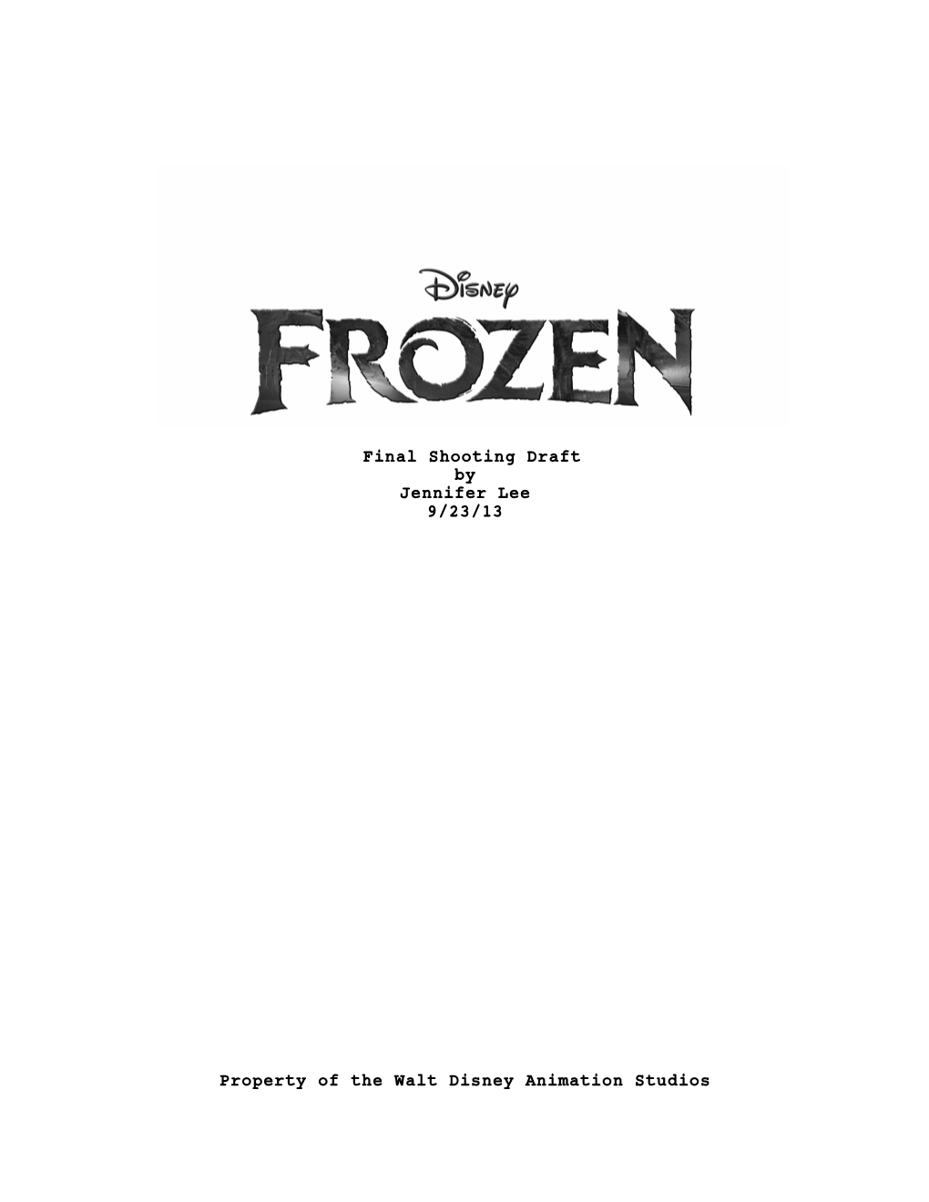 Frozen-Screenplay.Pdf