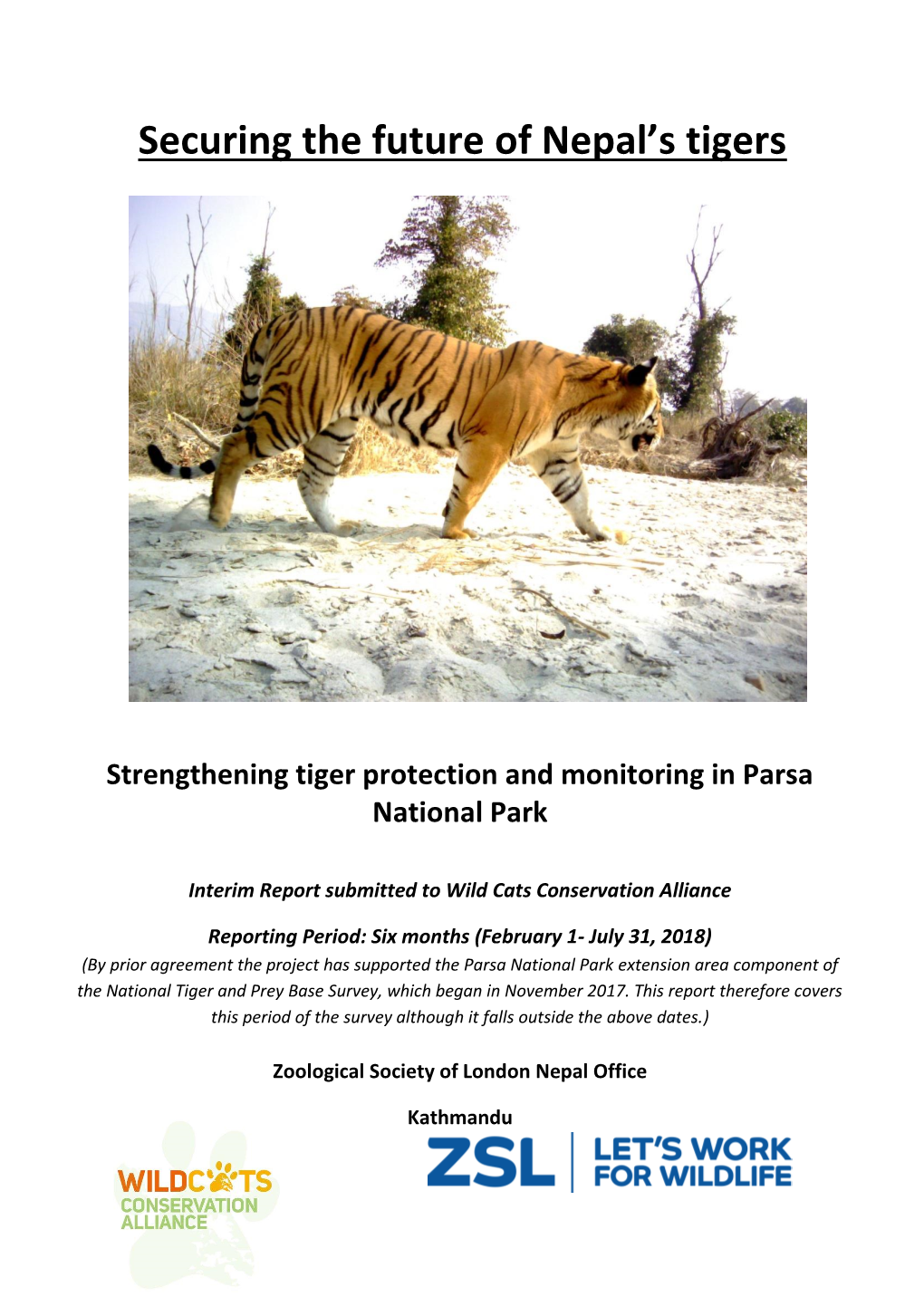 Securing the Future of Nepal's Tigers