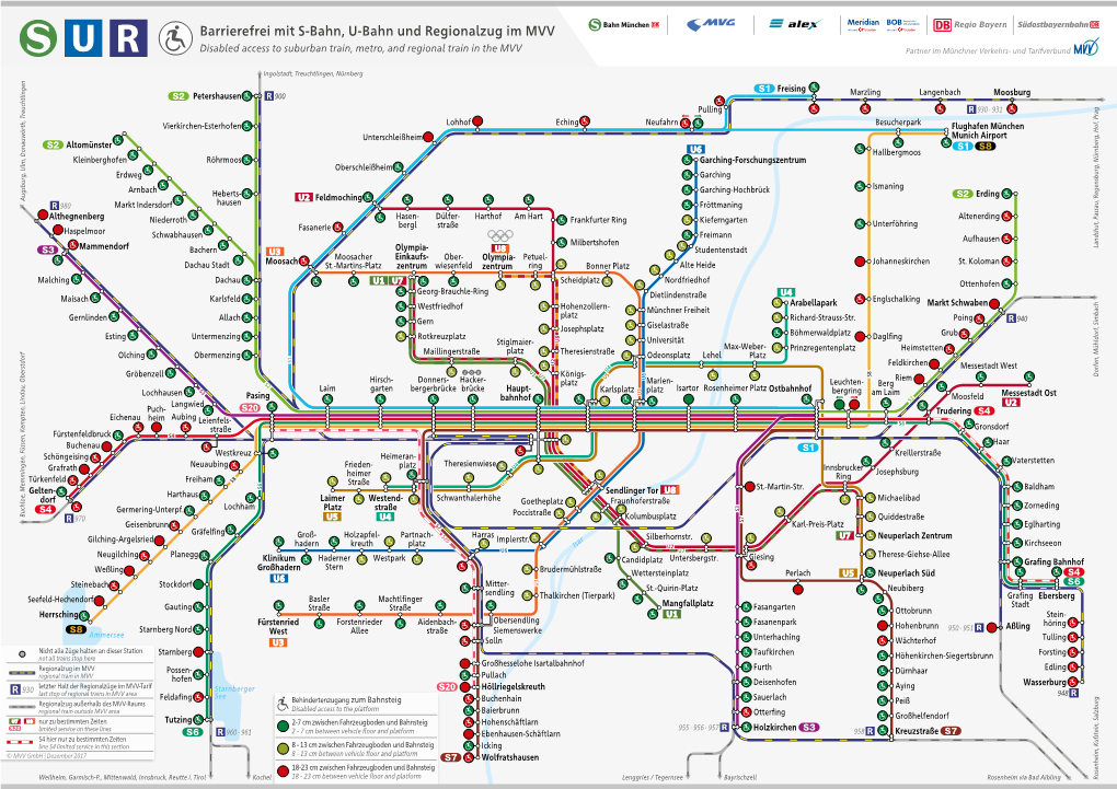 Barrierefrei Mit S-Bahn, U-Bahn Und Regionalzug Im MVV