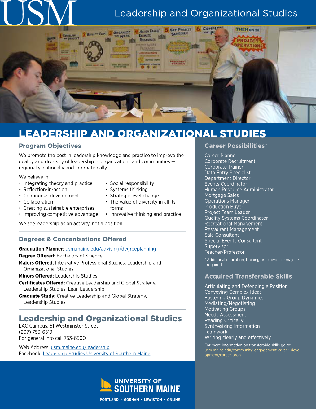 Leadership and Organizational Studies