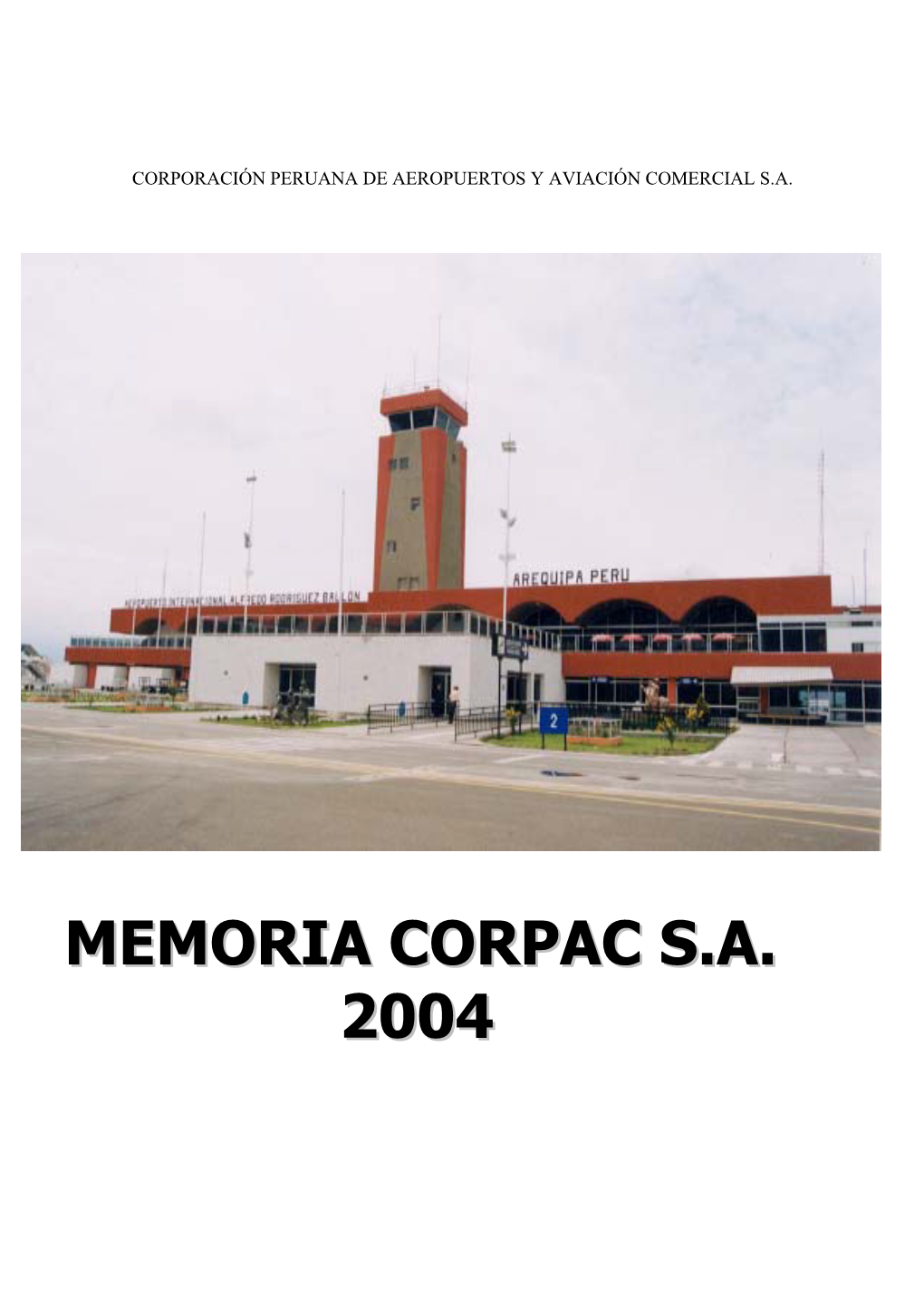 Memoria CORPAC S.A. 2004
