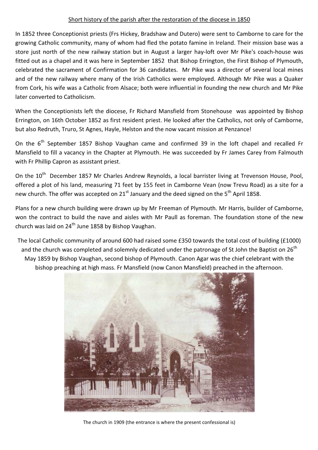 Parish History