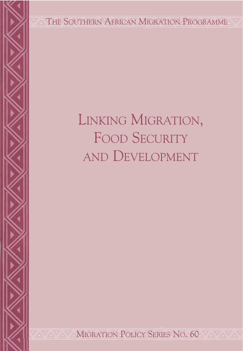 Linking Migration, Food Security and Development