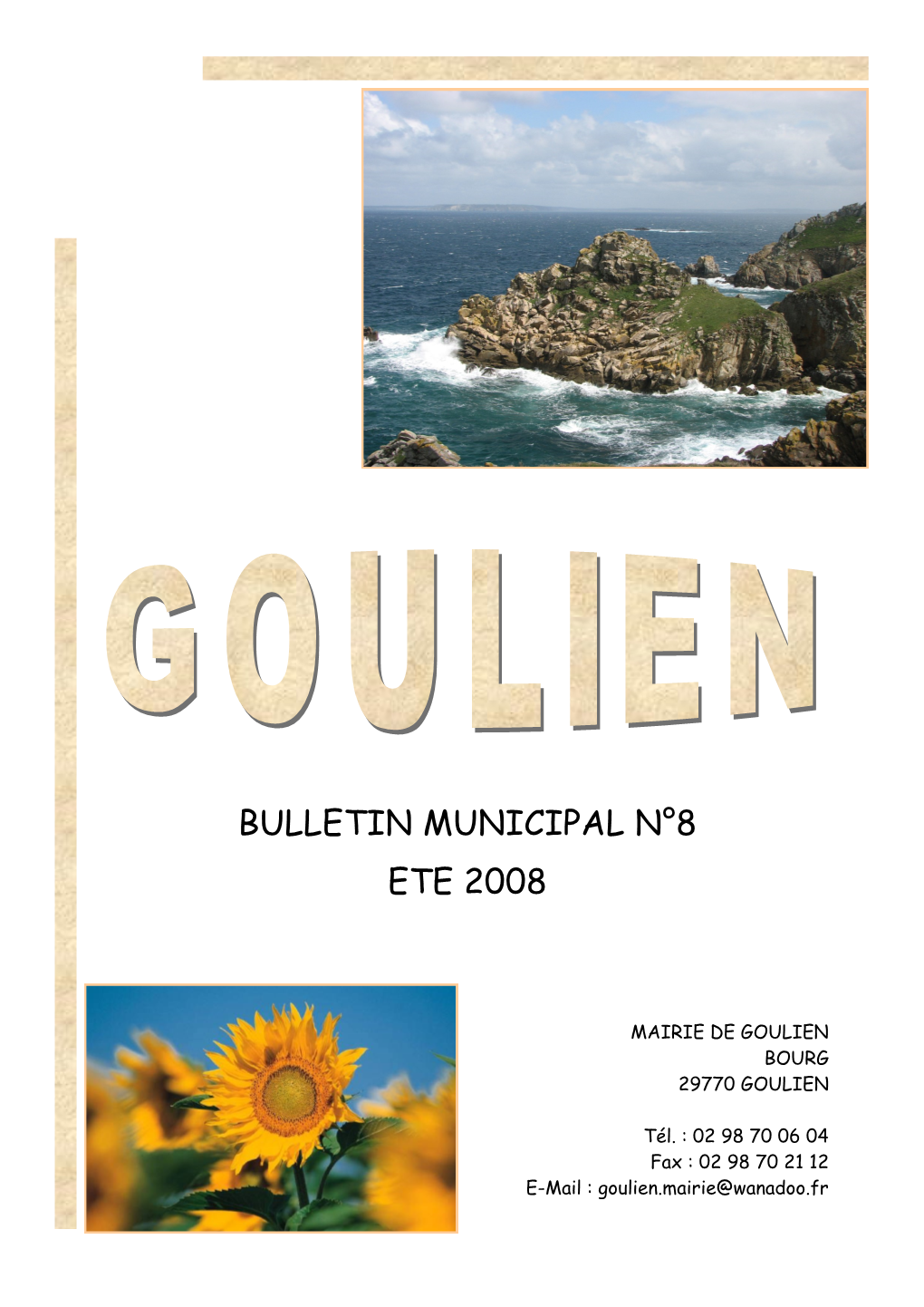 Bulletin Municipal N°8 Ete 2008