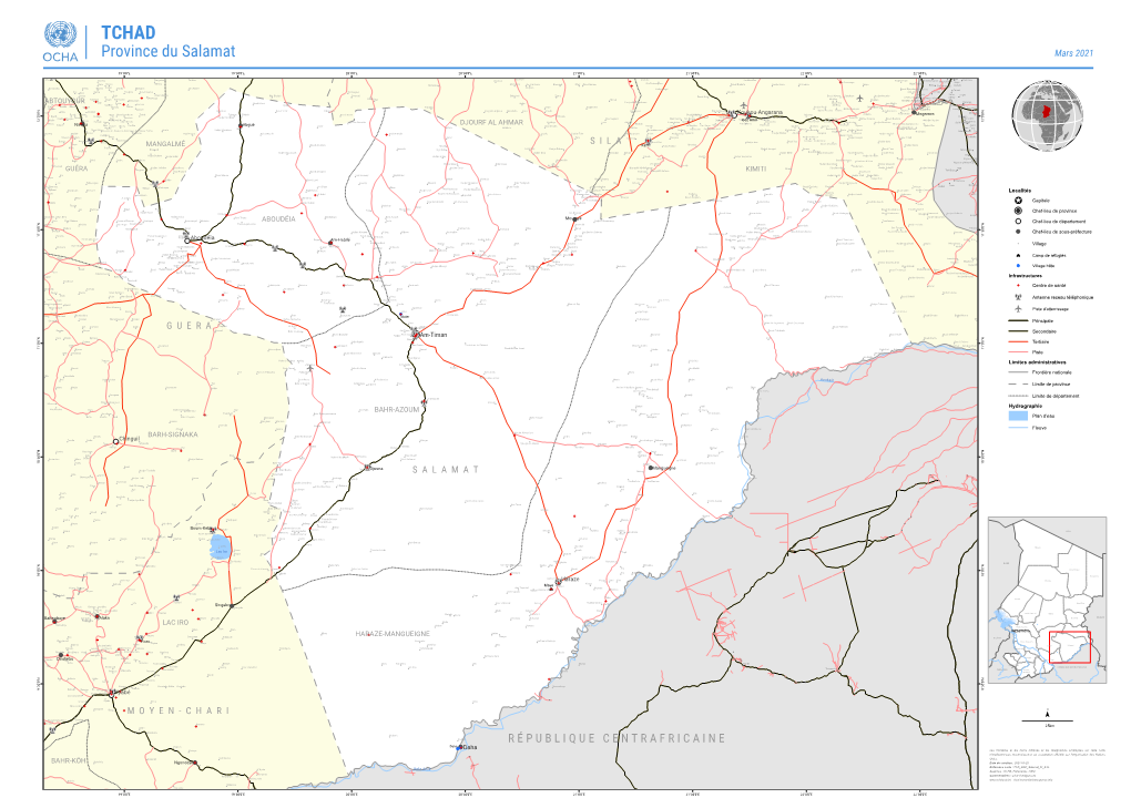 Province Du Salamat Mars 2021