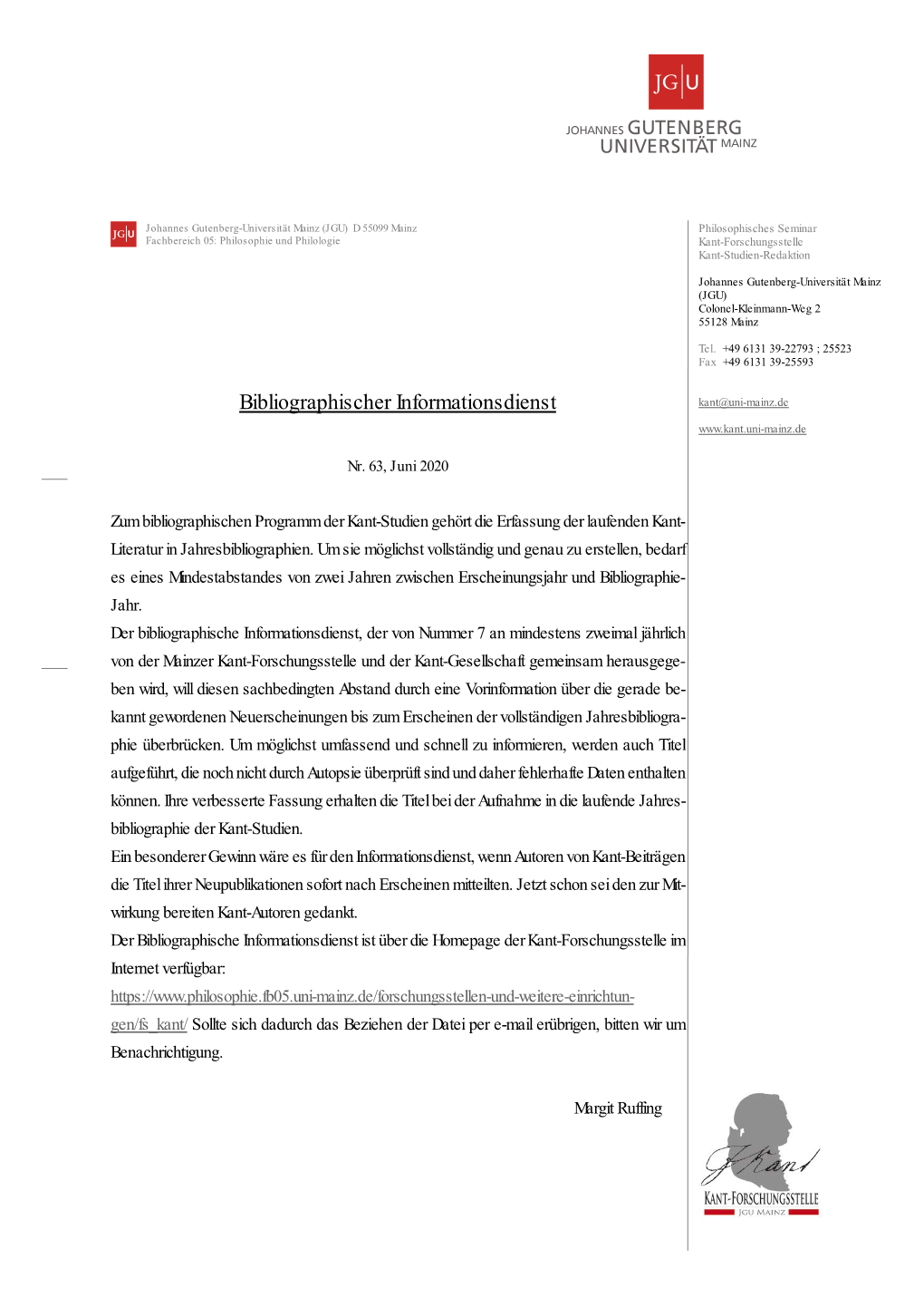 Bibliographischer Informationsdienst Nr. 63