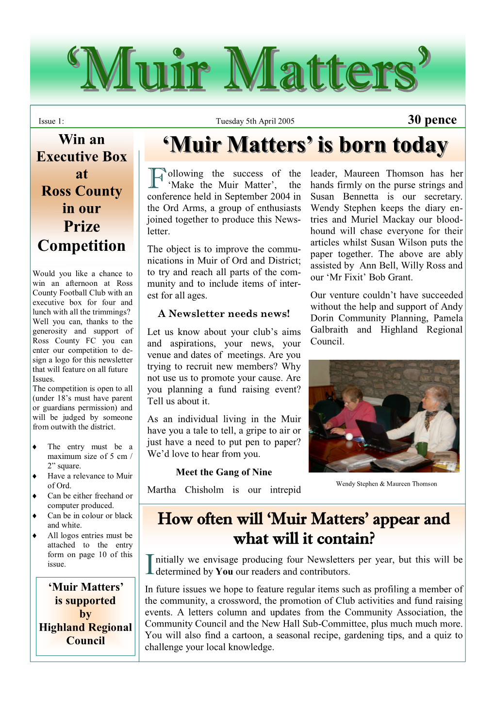Muir Matters