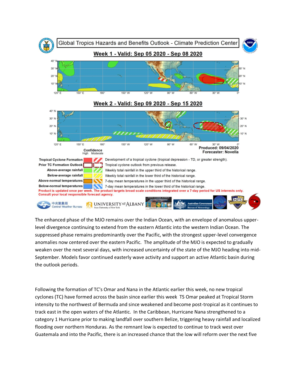 The Enhanced Phase of the MJO Remains Over the Indian Ocean