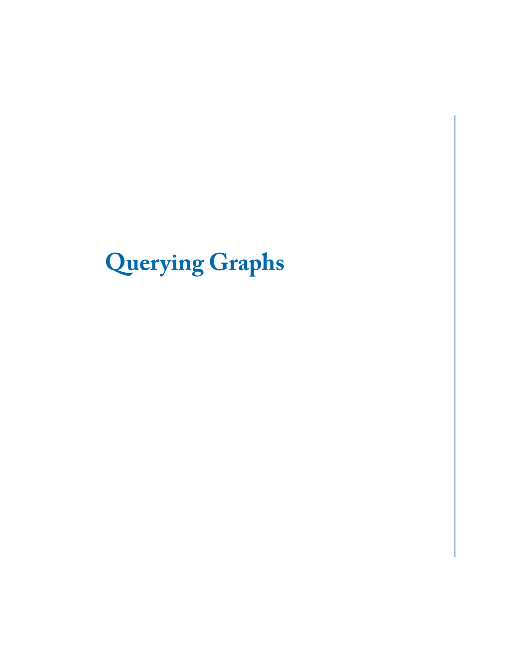 Querying Graphs