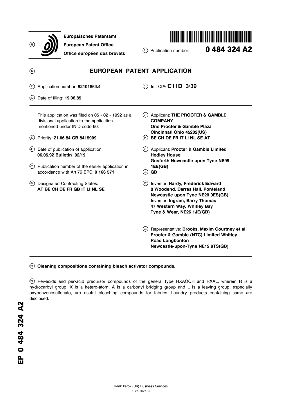 Cleaning Compositions Containing Bleach Activator Compounds