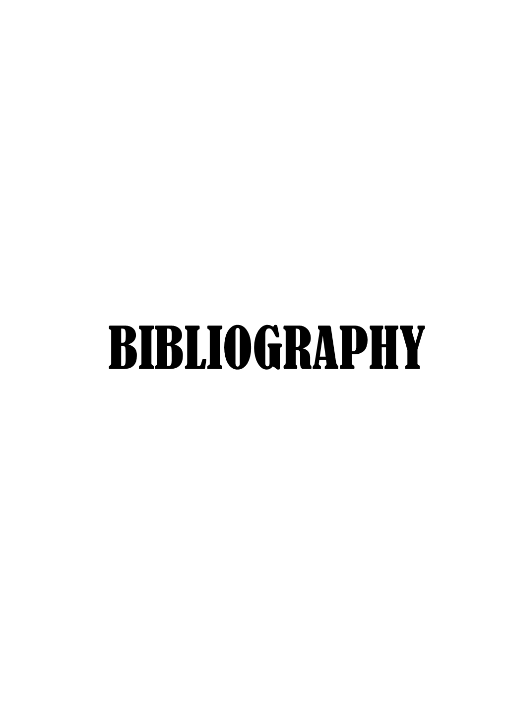 Ŀ Bibliography