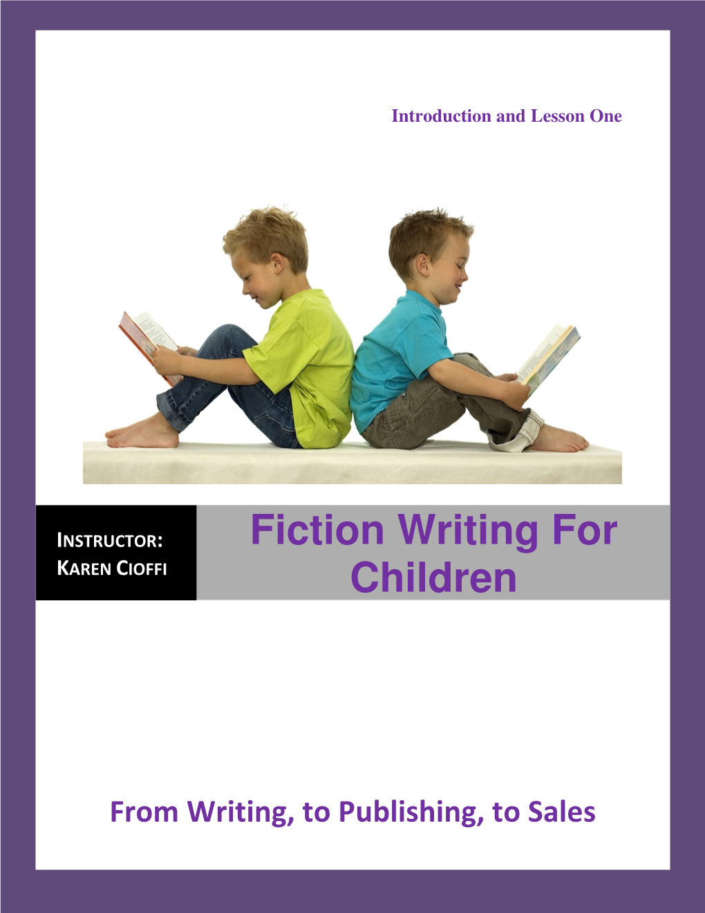 Fiction Writing for Children