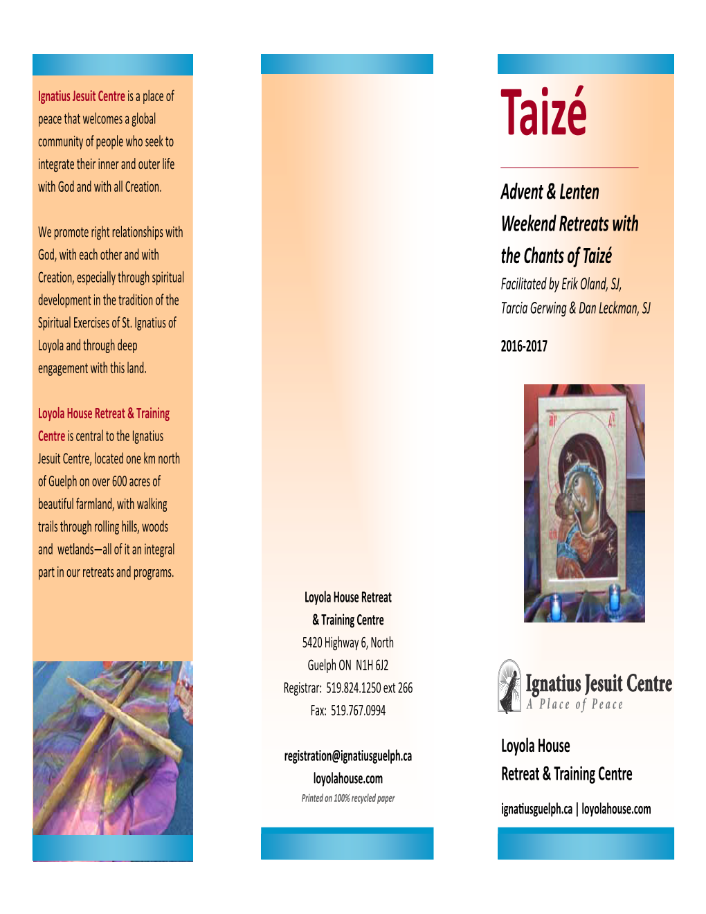 Taizé Integrate Their Inner and Outer Life with God and with All Creation