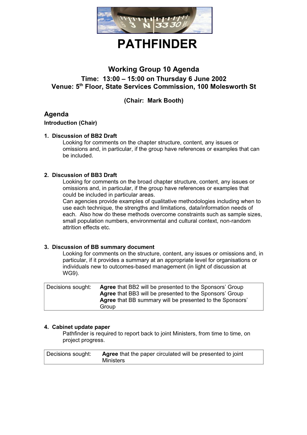 Chapter 1: Define & Measure Mission Critical Outcomes (Using State Or Situation Outcome