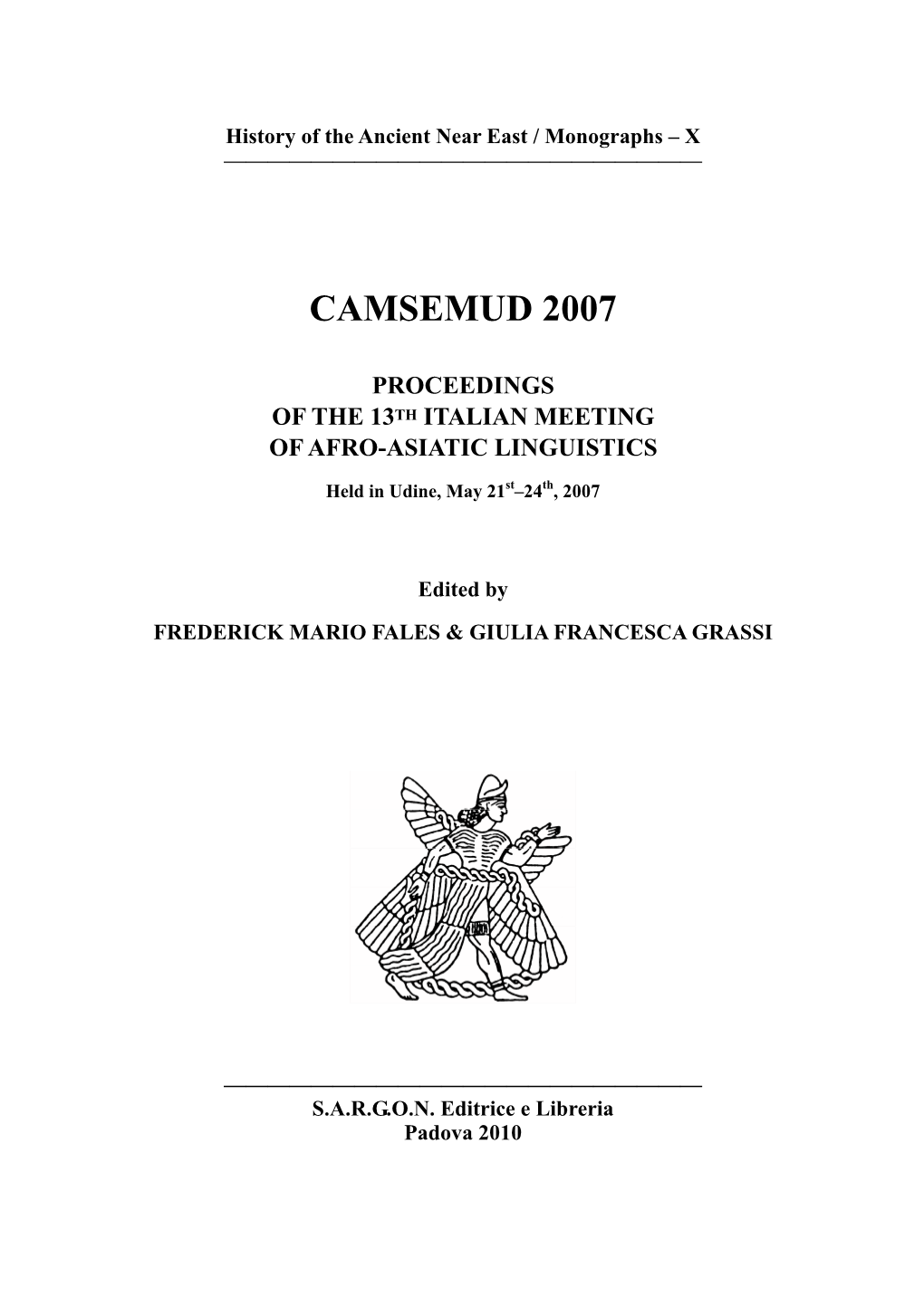 Camsemud 2007