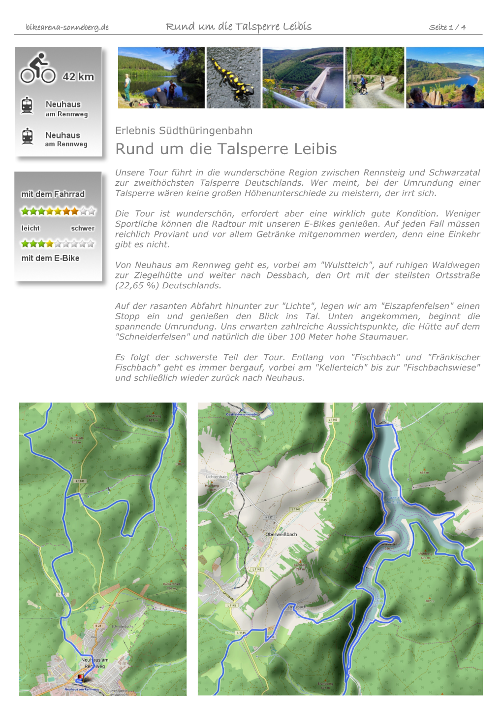 Radtour | Rund Um Die Talsperre Leibis