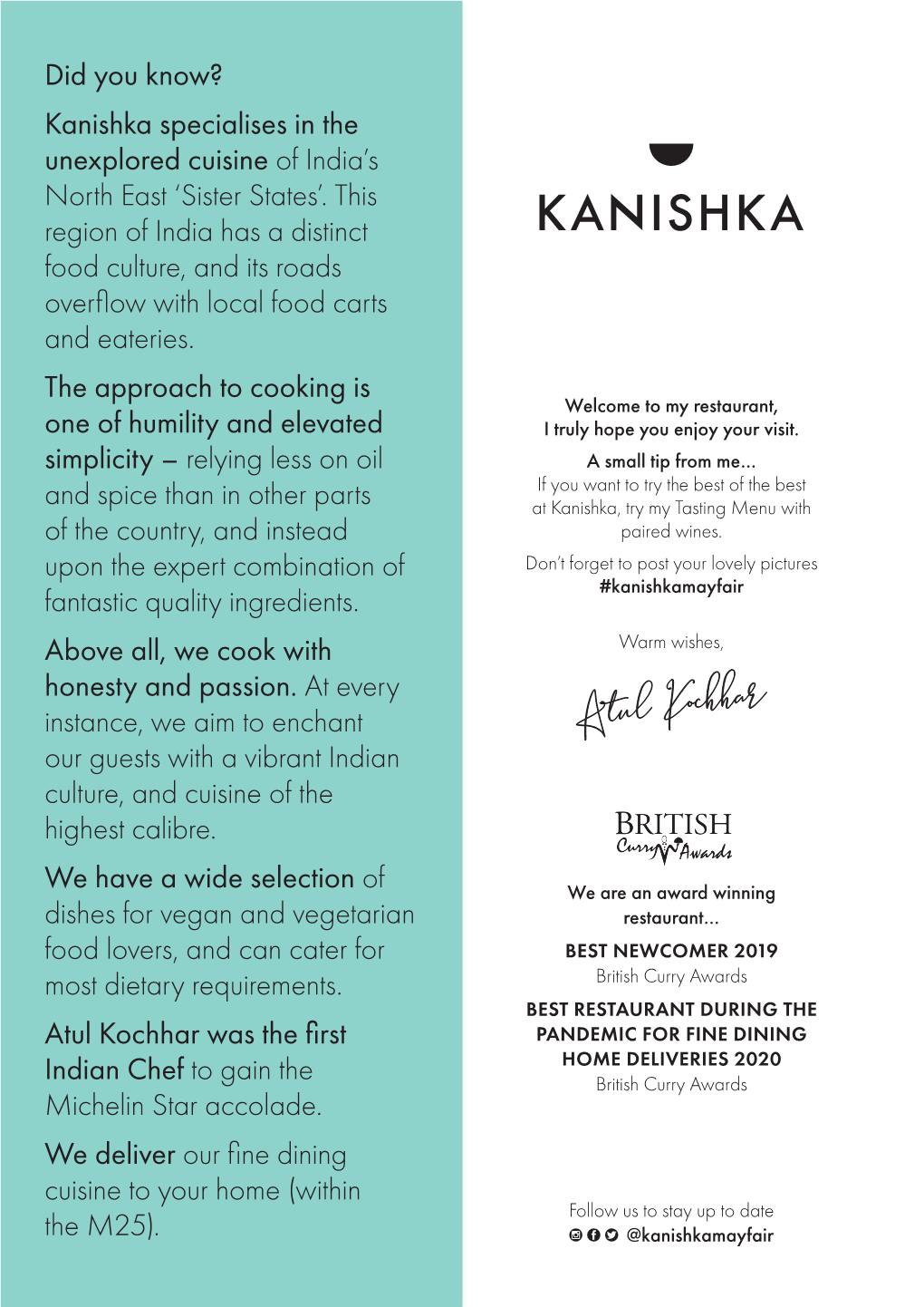 Kanishka Specialises in the Unexplored Cuisine of India's North East