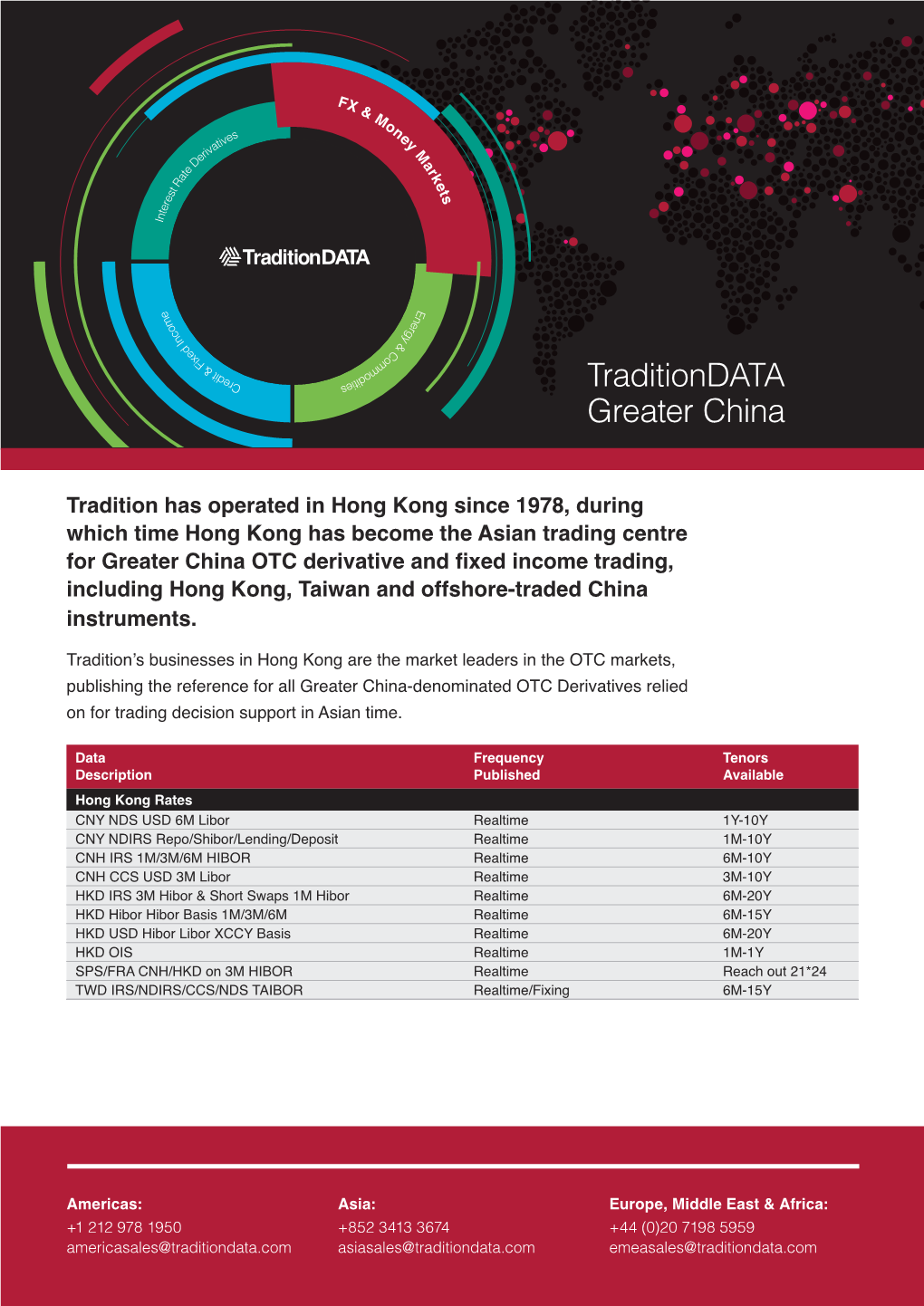 Traditiondata Greater China