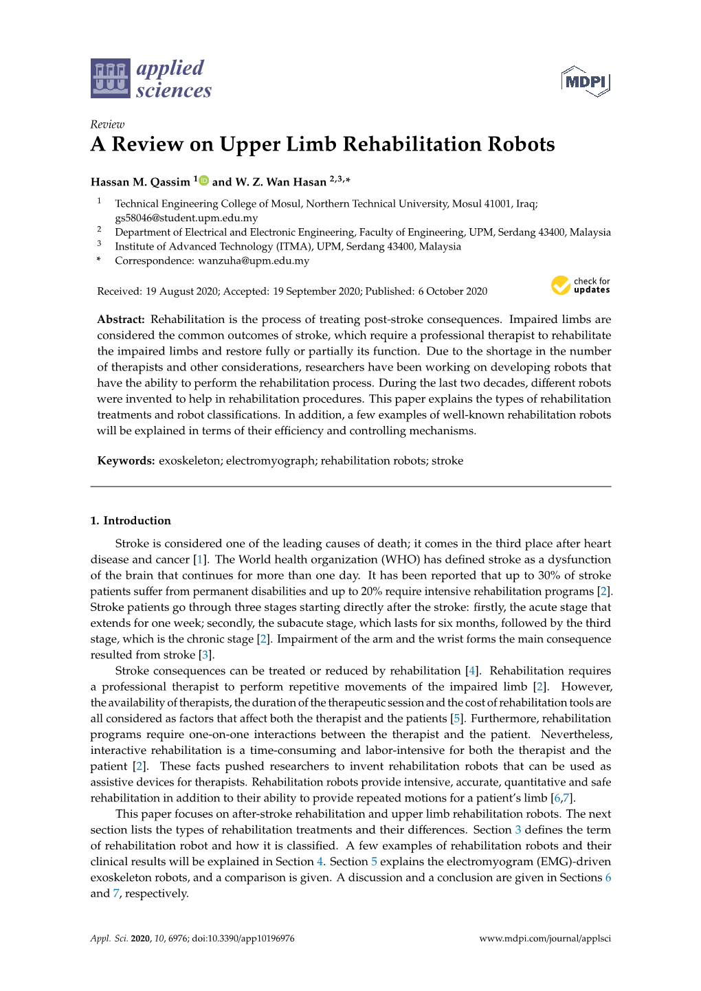 A Review on Upper Limb Rehabilitation Robots