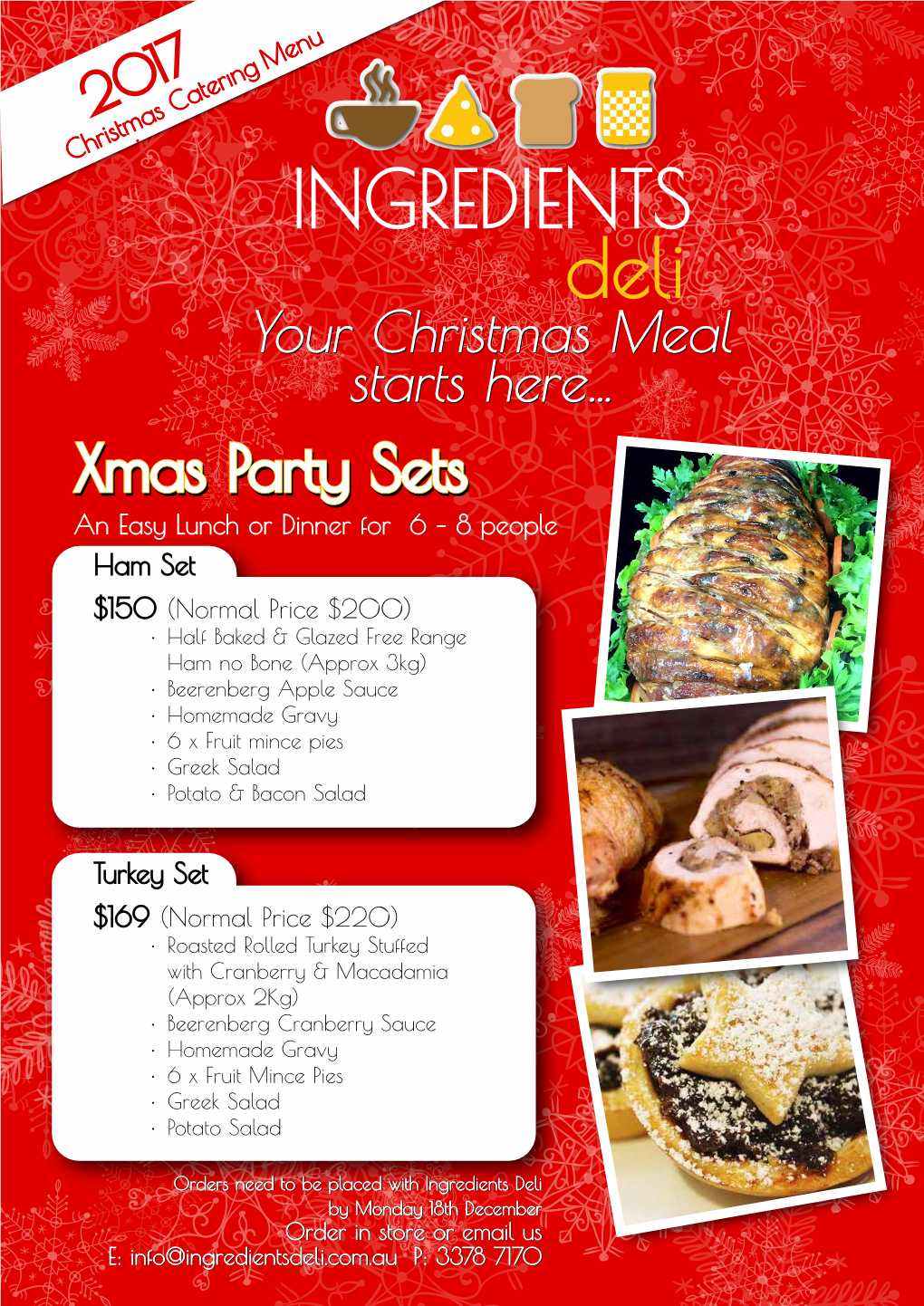 Christmas Menu