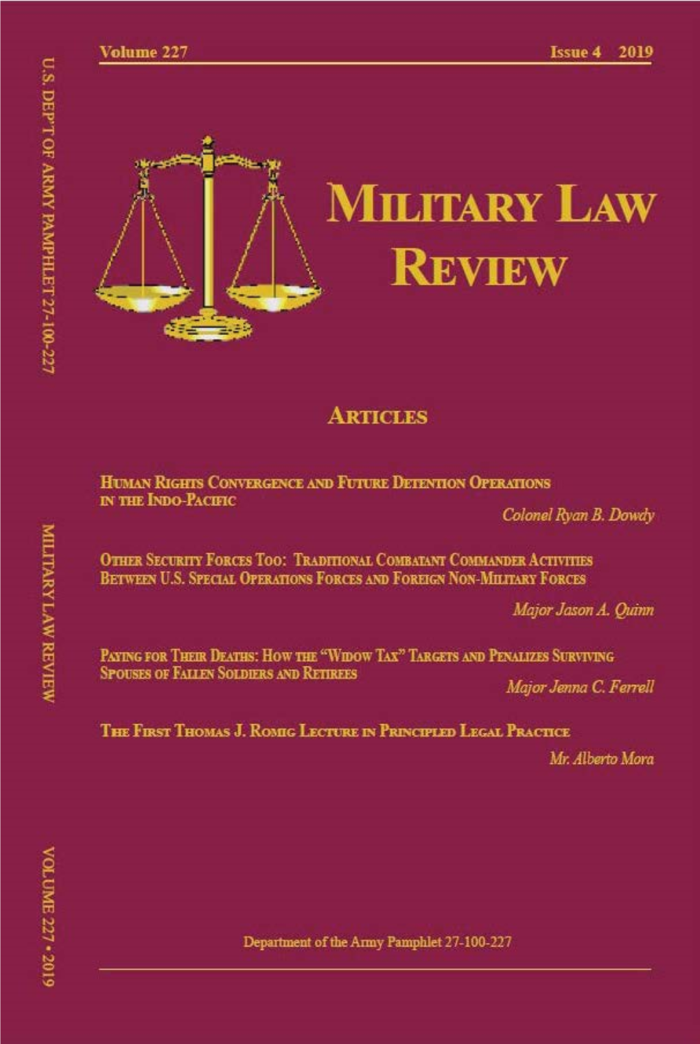 Military Law Review