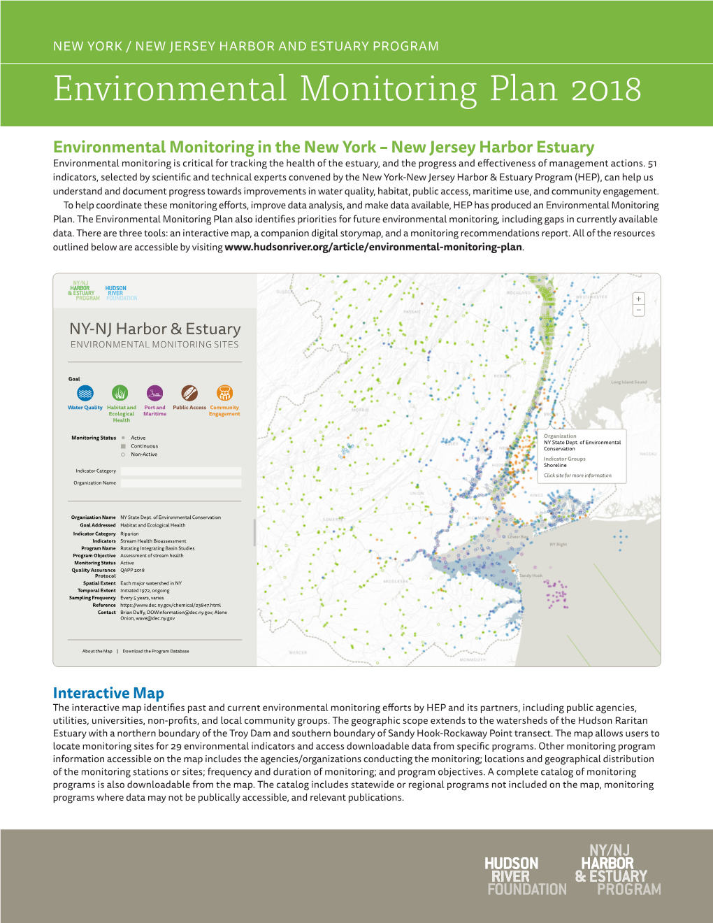 2018 Environmental Monitoring Plan