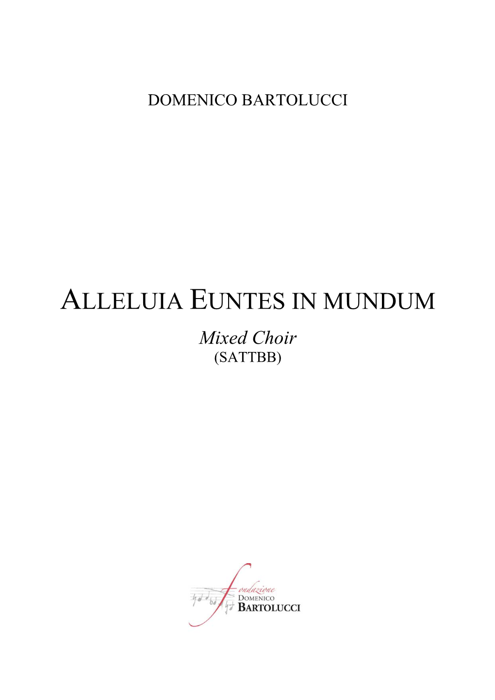 Alleluia Euntes in Mundum