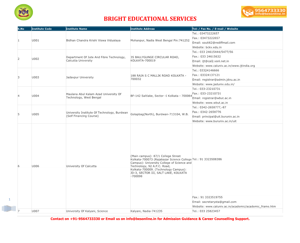 Bright Educational Services