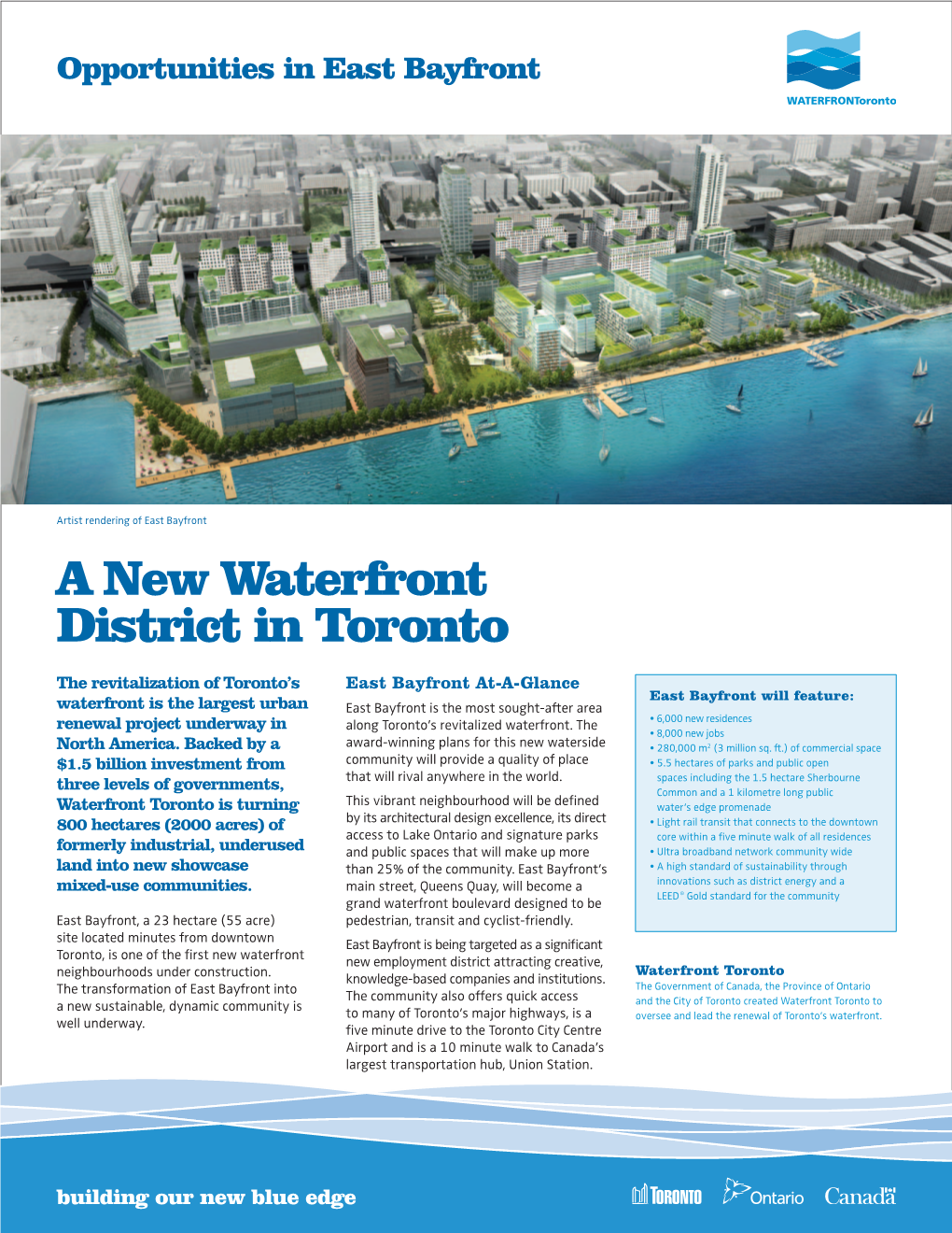 A New Waterfront District in Toronto