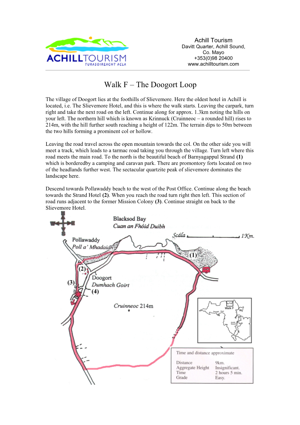 Walk F – the Doogort Loop
