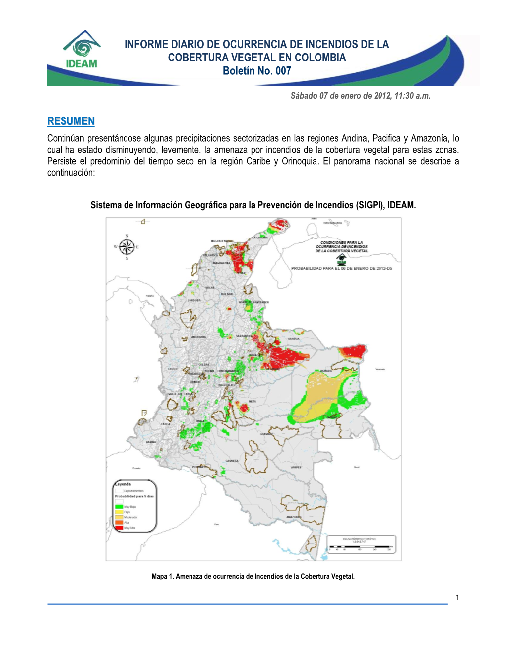 Servicio De Vigilancia Y Pronóstico De La