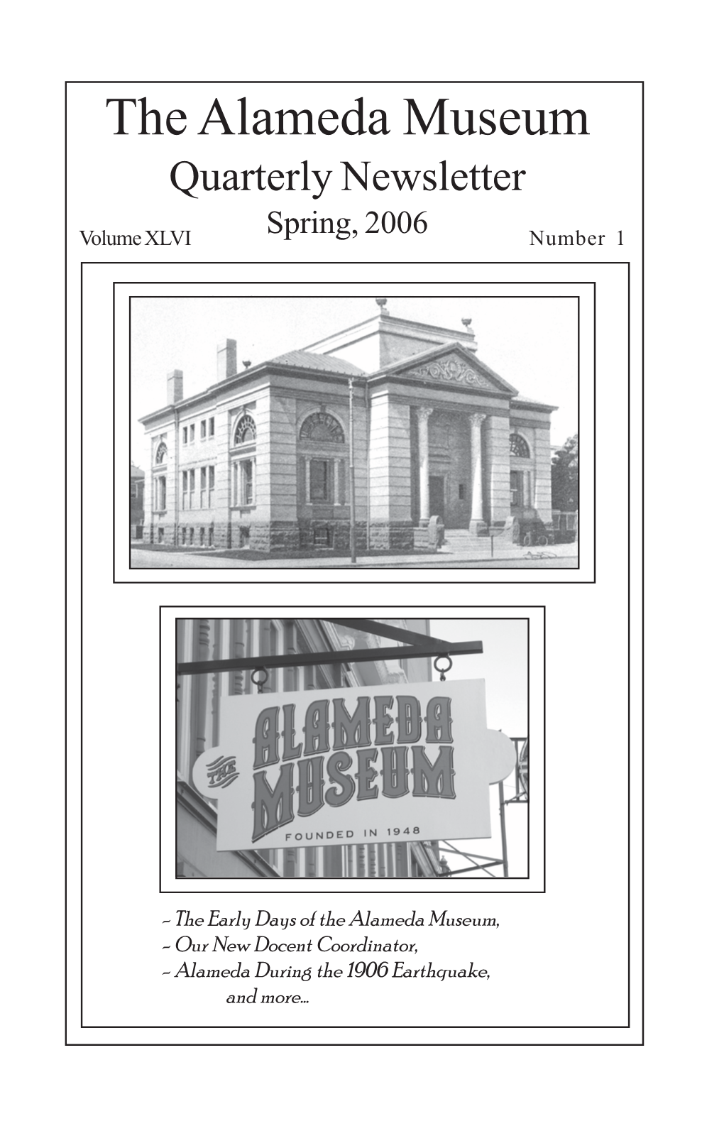 Museum Newsletter Spring 2006