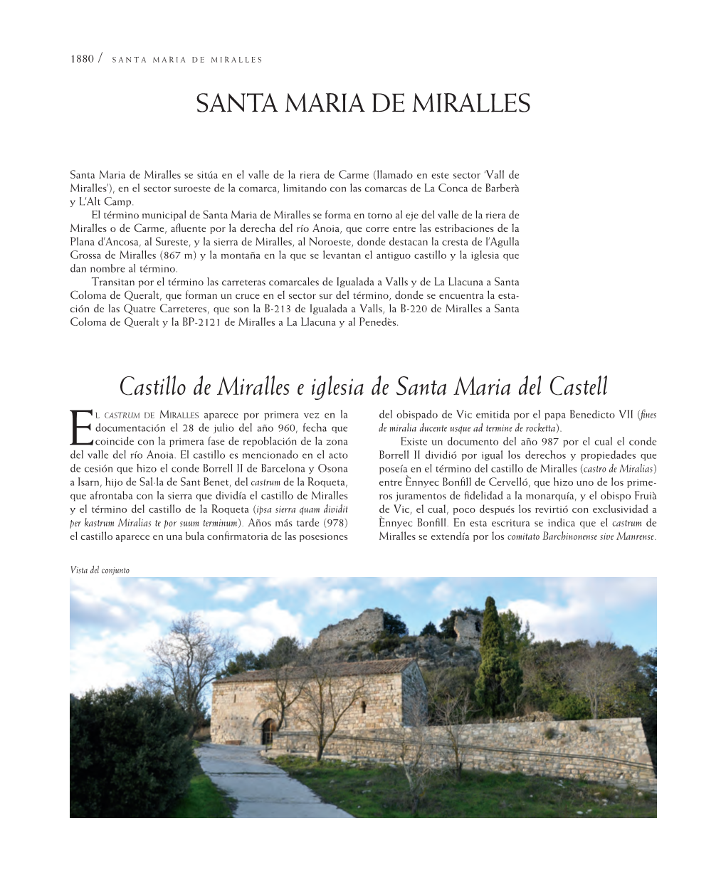 Santa Maria DE Miralles Castillo De Miralles E Iglesia De Santa Maria