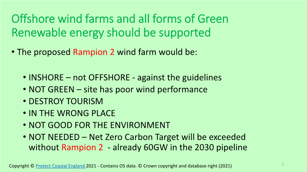 Renewables Must Respect the Coast That They Will Help to Protect