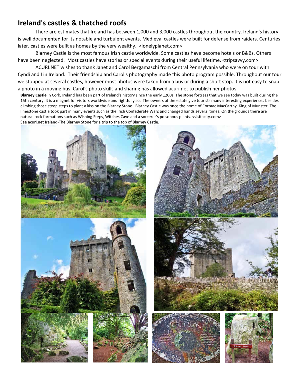 Ireland's Castles & Thatched Roofs