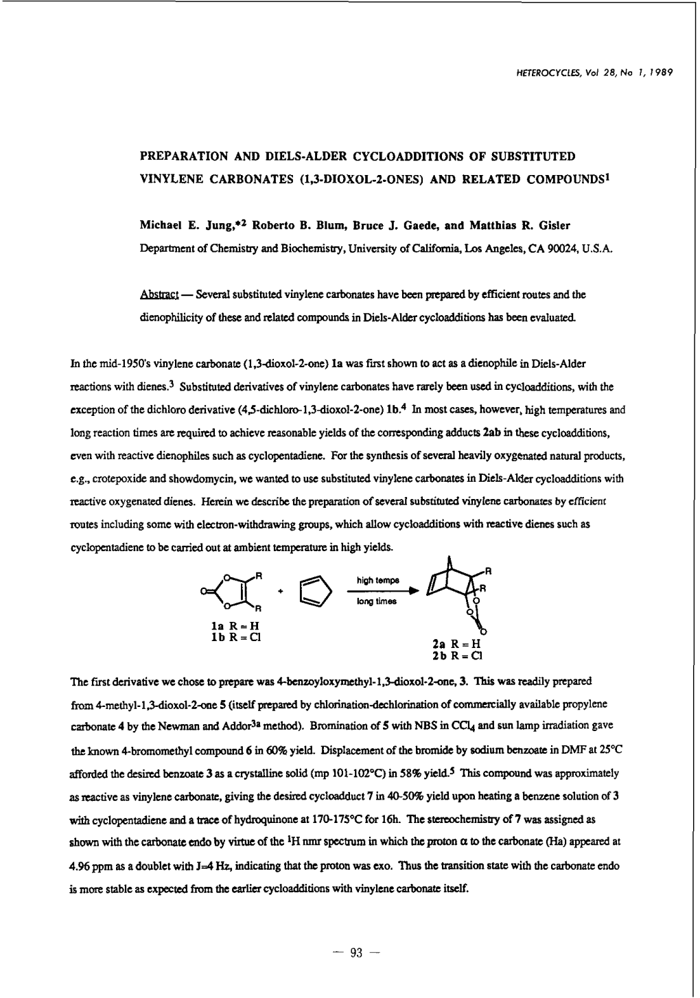 The F M T Derivative We Chose to Prepare Was 4-Bemyloxyymethythyl