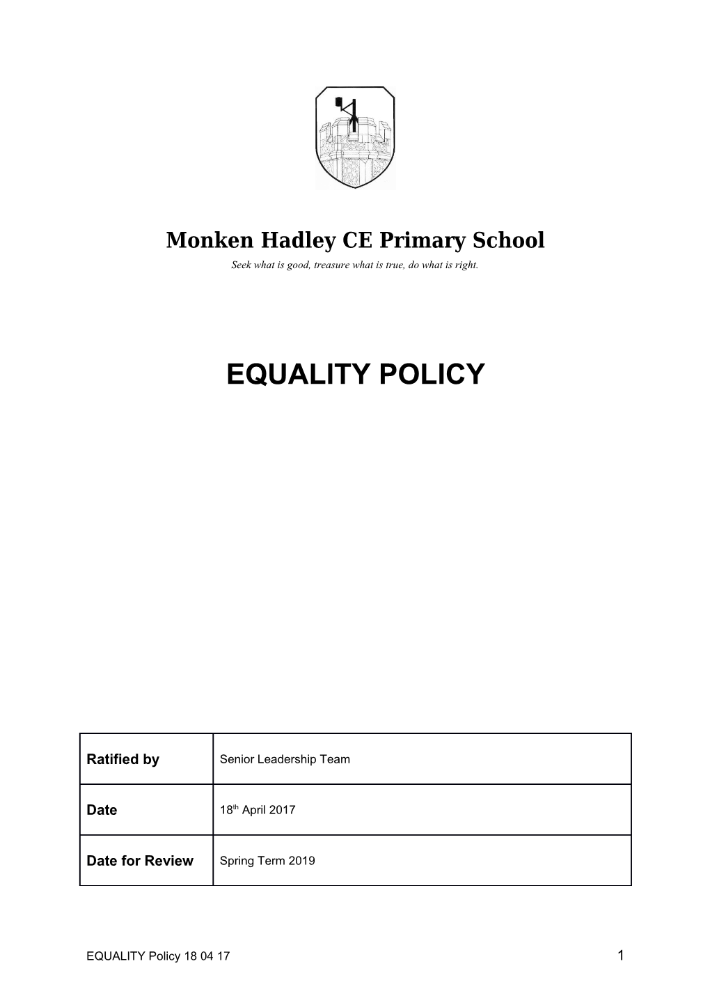 Monken Hadley CE Primary School