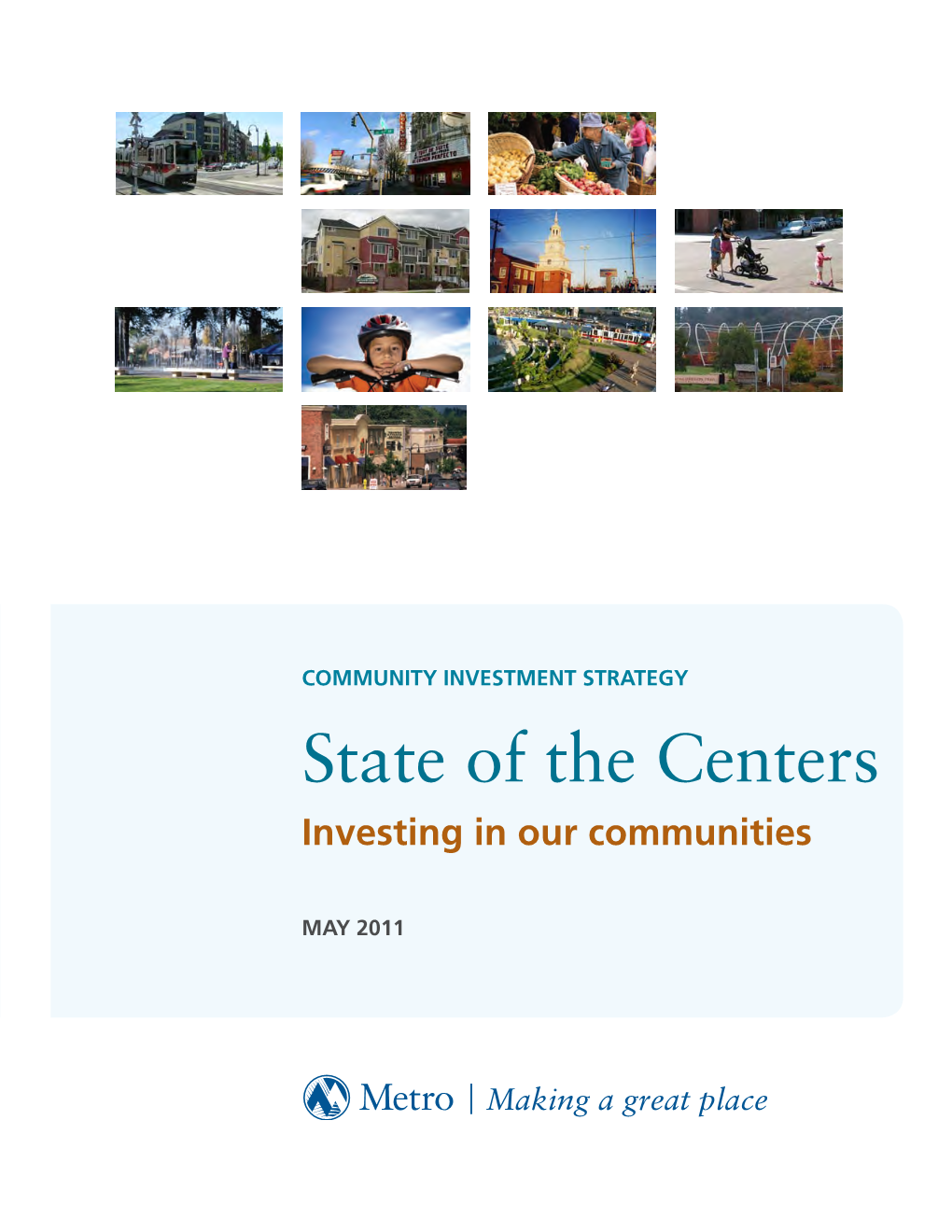 State of the Centers Investing in Our Communities
