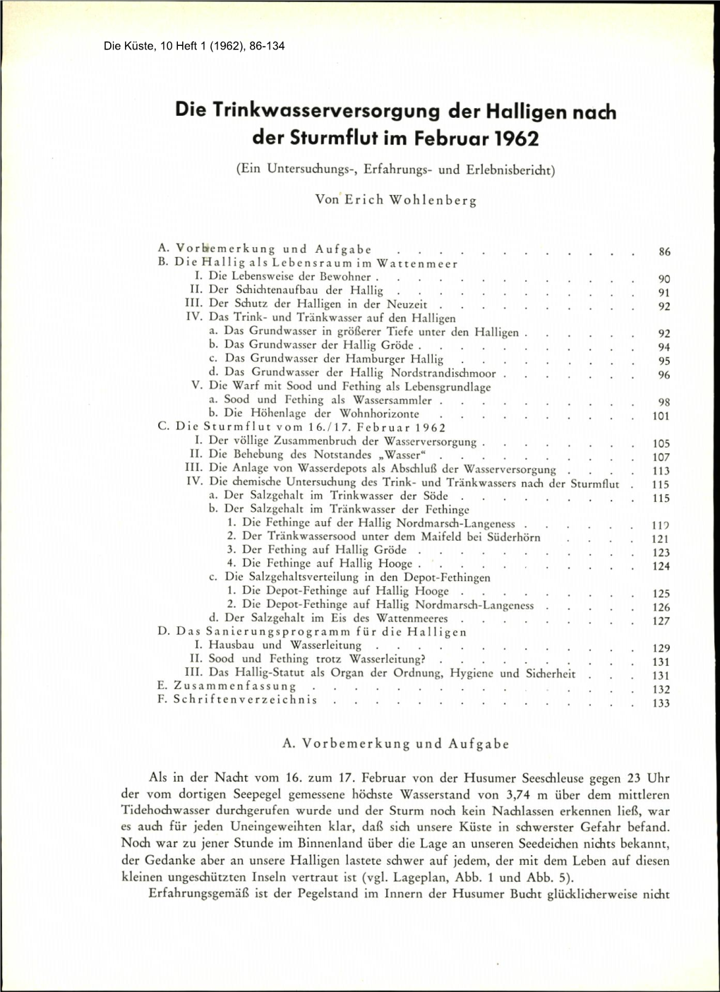Die Küste, 10 Heft 1 (1962), 86-134