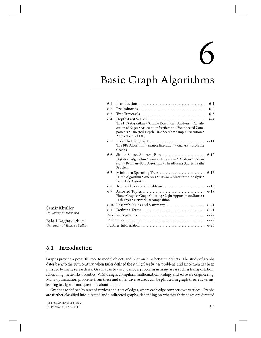 Basic Graph Algorithms
