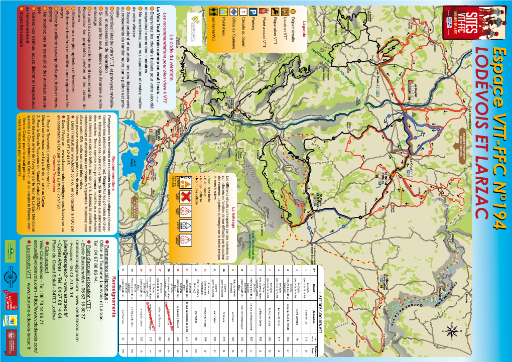 Espace VTT-FFC N°194Espace VTT-FFC N°194Lodév Ois ET Larzac