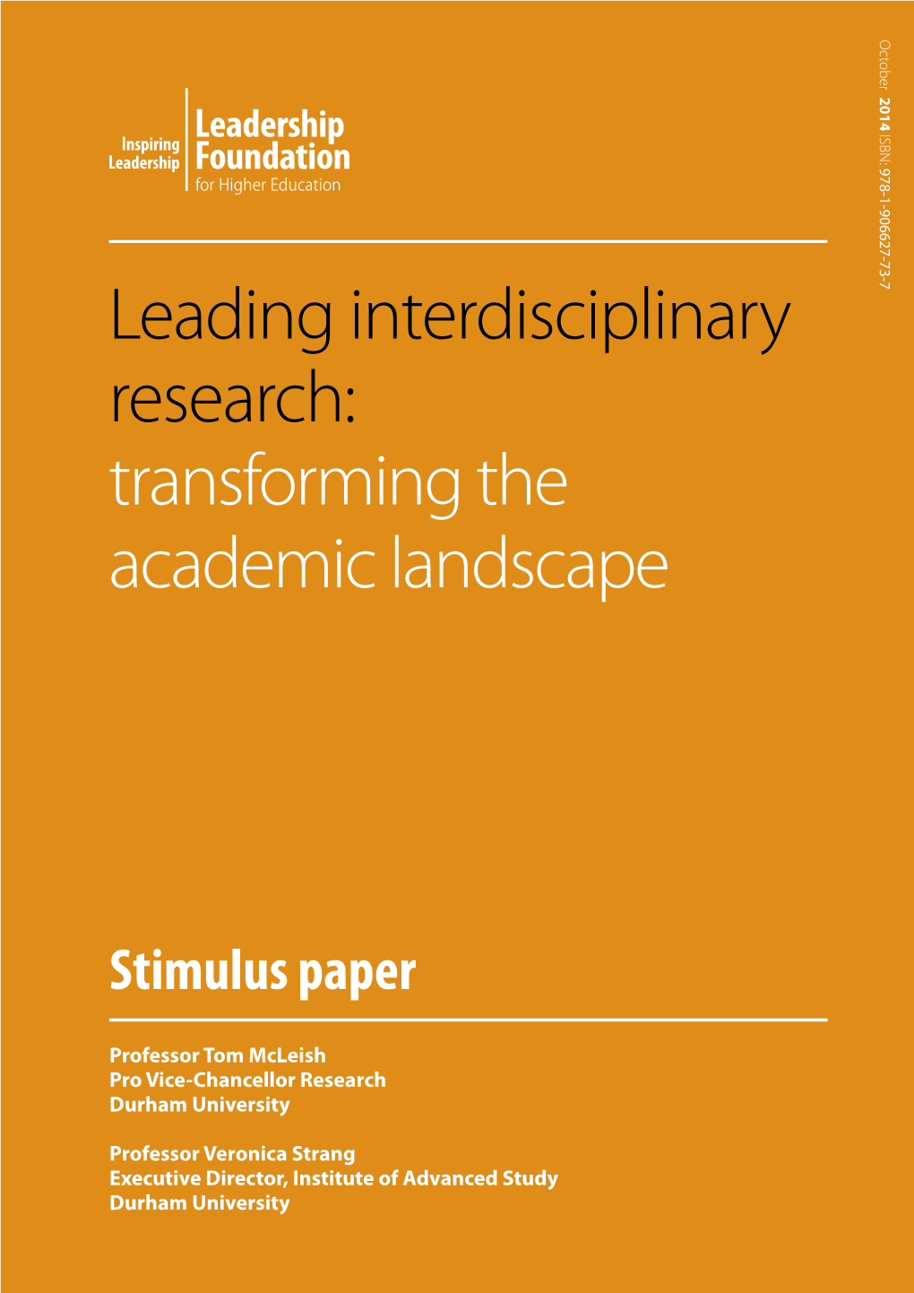 Leading Interdisciplinary Research: Transforming the Academic Landscape