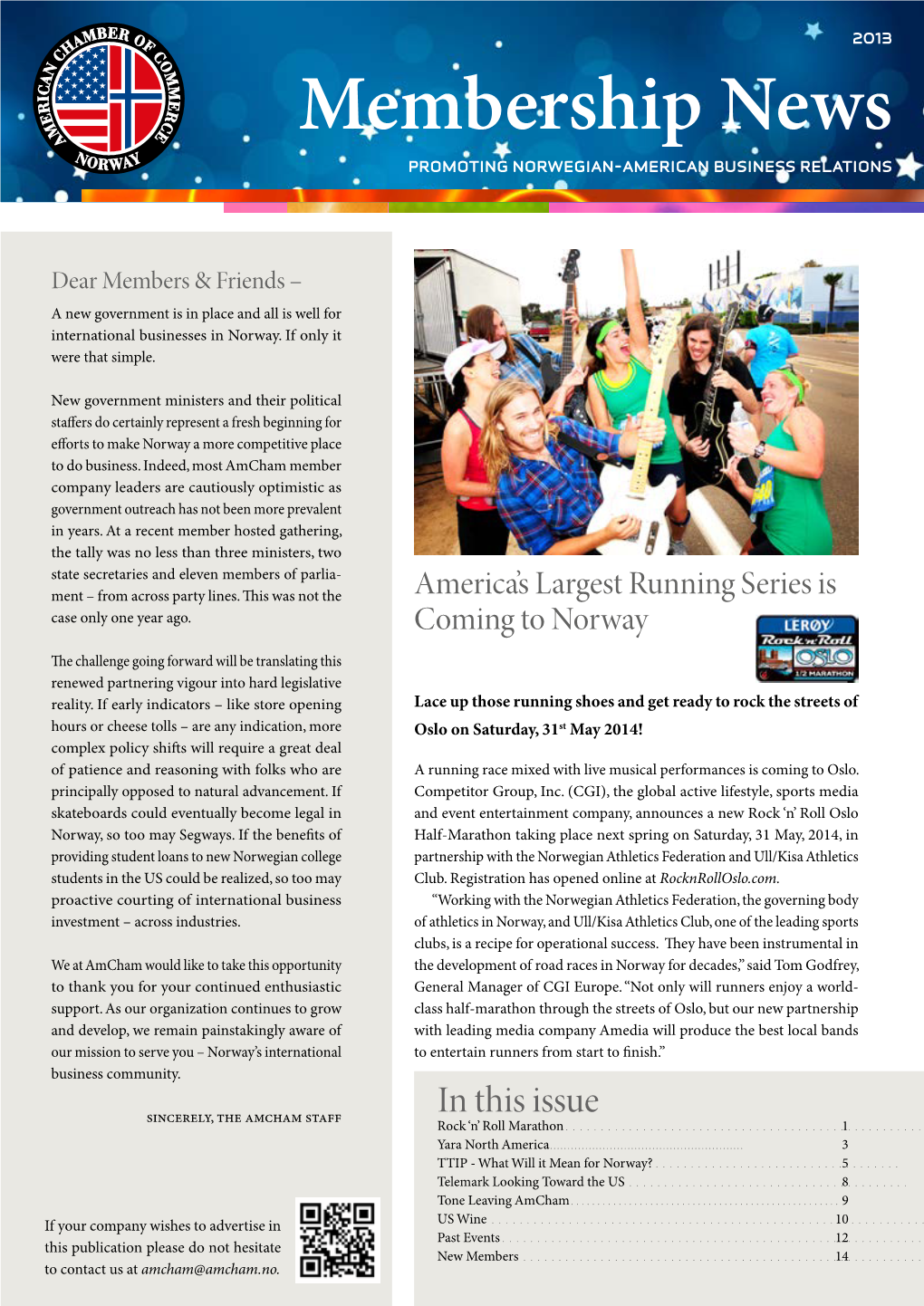 Membership News Promoting Norwegian-American Business Relations