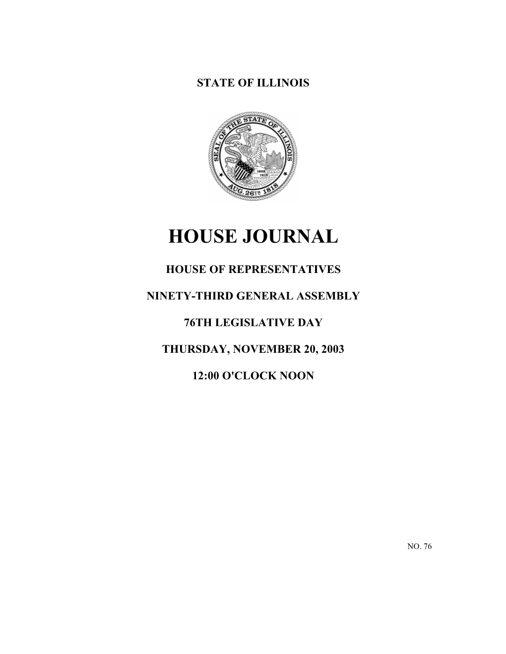 House Journal